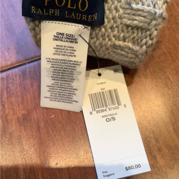 POLO Ralph Lauren Men’s Beanie and Gloves - Picture 5 of 7